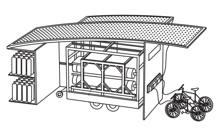 Bicycle filling station